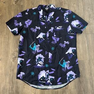 Marvel Black Panther Button Down Short Sleeve